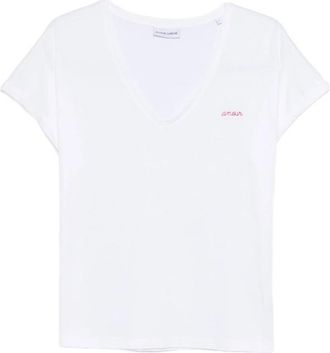 Maison Labiche V-neck Lettering T-shirt