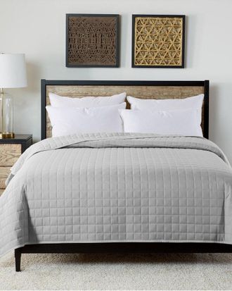 St. James Home Velvet Trim Down Alt Blanket