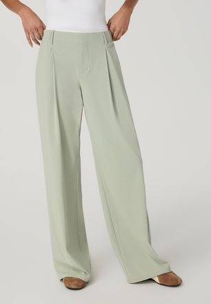 Vuori Clothing Villa Wideleg Trouser - Long | Sweet Pea | XS, Size Extra Small