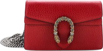Gucci Dionysus Bag Leather Super Mini clutch bag - Rood