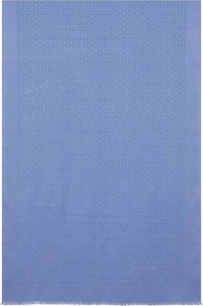 Ferragamo Gancini Silk And Wool Stole