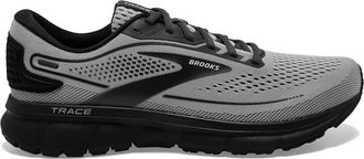 Brooks Mens Trace 2 Running Shoes In Alloy/black/ebony