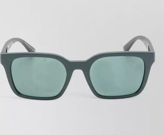 Emporio Armani rectangular frame sunglasses nose pads design