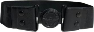 Aeronautica Riemen - Dames - Riemen - Zwart - Xs/S - Leer - Accessoires