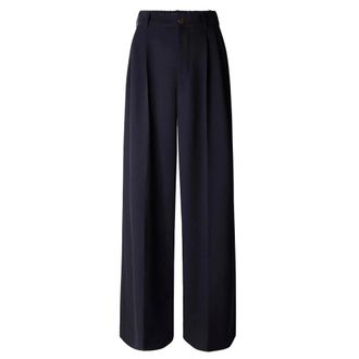 SOEUR Soeur, Dames, Broeken, Blauw, Maat: S Wol