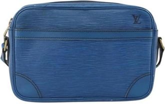 Louis Vuitton Pre-owned Vintage Schoudertas - Dames - Vintage Schoudertas - Blauw - ONE Size - Leer - Vintage