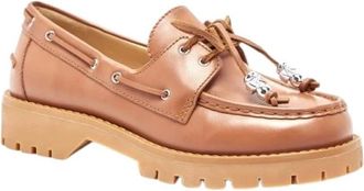 Michael Kors Schoenen - Dames - Bootschoenen - Bruin - 39 EU - Schoenen
