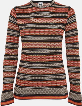 M Missoni Multicolor Patterned Knit Top
