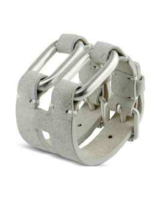 Parts Of Four sterling silver Link Gauntlet bracelet - Grey