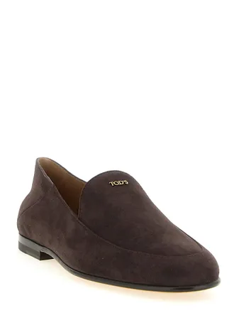Tod's Suede Sabot Loafer - Brown
