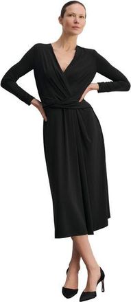 The Fold Auletta Jersey Dress in Black at Nordstrom, Size 10