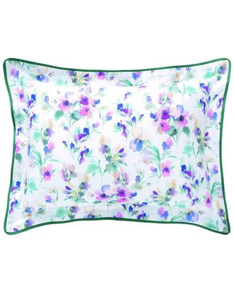 Anne de Sol&egrave;ne Anne De Sol&egrave;ne Organic Cotton Percale 200 Thread Count Galante Boudoir Sham