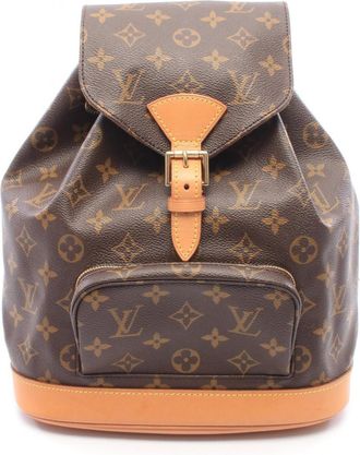 Louis Vuitton Brown Monogram Monogram Leather Backpack (Pre-Owned)