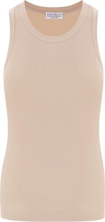 Brunello Cucinelli Canotta a coste - Toni neutri