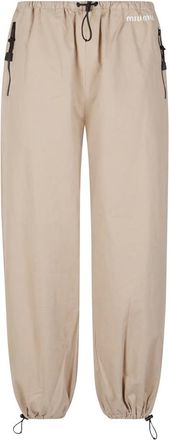 Miu Miu Mujer, Pantalones, Beige, Talla: S
