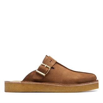 Clarks Mens Trek Mule Suede Boat Shoes in Brown - Size UK 7