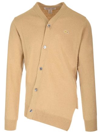 Comme Des Garçons Beige Cardigan X La Coste Knitwear Beige-Uomo