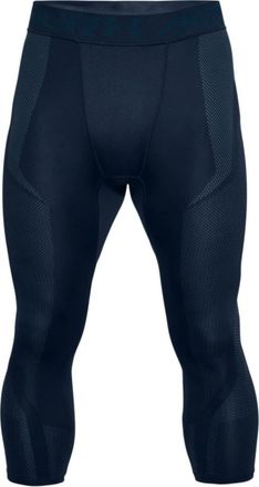 Under Armour Mens Threadborne Seamless Tight Cropped Leggings Navy 1306391 408