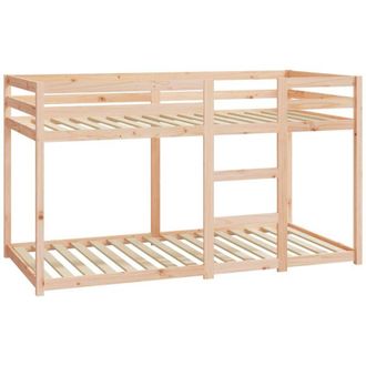 vidaXL Cama Litera Sin Colch&oacute;n Madera Maciza De Pino 90x190 Cm Vidaxl