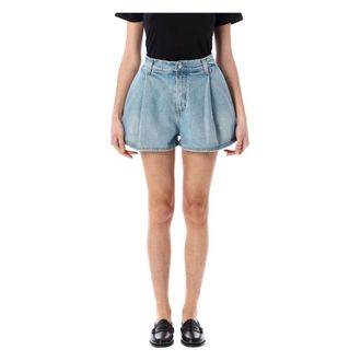 Haikure Dames, Korte broeken, Blauw, Maat: W26 Denim