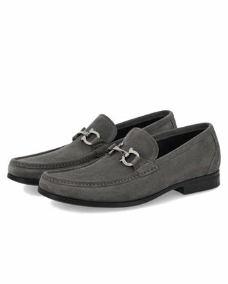 Ferragamo Mens Grandioso Gancini Bit Loafer In Stromboli