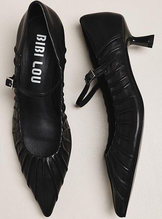 Bibi Lou Indara Scrunch Kitten Heels