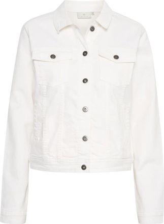 Kaffe Kazelina denim jas - Dames - Spijkerjassen - Wit - M - Denim - Jassen