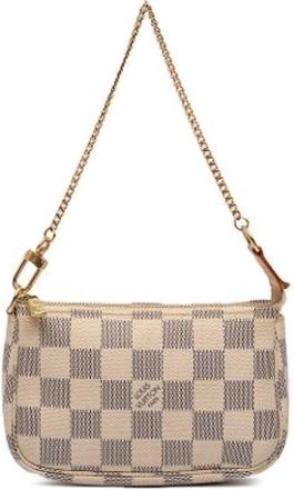 Louis Vuitton Pre-owned Mini Bags, female, White, Size: ONE SIZE Pre-owned Mini Pochette Accessoires