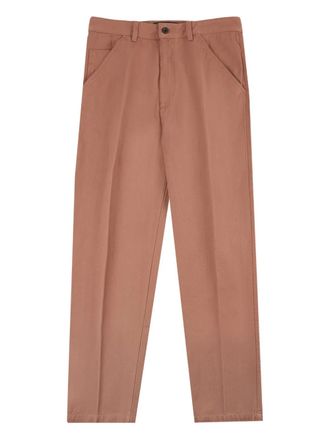 Incotex herringbone trousers - Brown