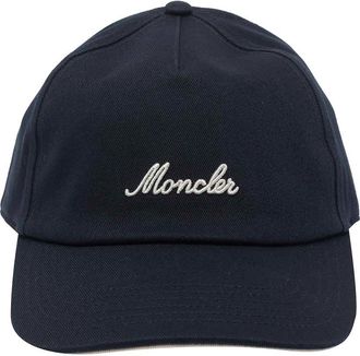 Moncler Blue Logo Baseball Cap