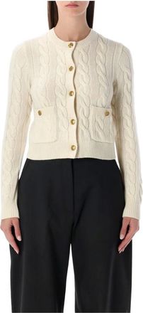 Polo Ralph Lauren Cardigan a trecce - - Knitwear - Donna - Bianco - L