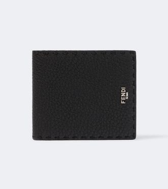 Fendi Embossed leather bifold wallet