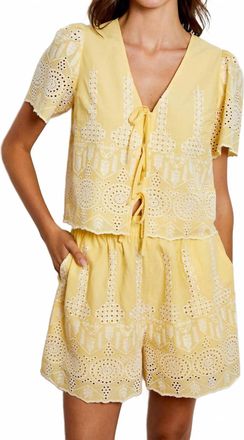 Design History Eyelet Blouse In Summer Solstice Cbo