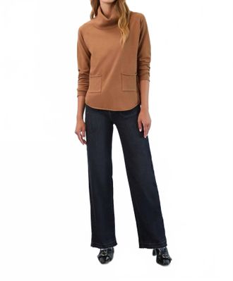 FDJ Cowl Neck Sweater In Bronze
