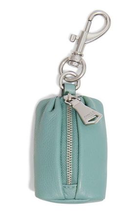 Aim&eacute;e Tamitha Leather Key Fob in Moss Green at Nordstrom