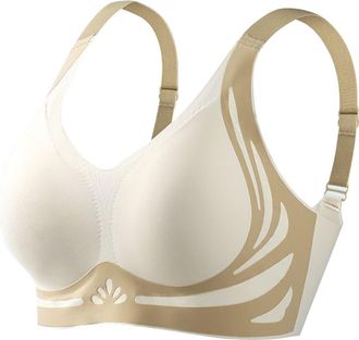 Generic Super Gather Bra Wireless Push-up Bra, Bras for Women, Ladies Bras, Plus Size for Women UK, Padded Crop top, Front Zip Sports, Cotton Bralette, Bralet