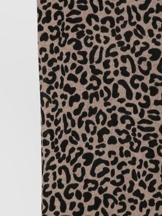 Faliero Sarti cashmere leopard-print scarf