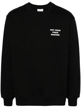 Dr&ocirc;le de Monsieur Bold Slogan Sweatshirt