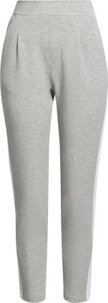 Lord & Taylor Dreamweave Tuxedo Pants in Heather Concrete at Nordstrom, Size X-Small