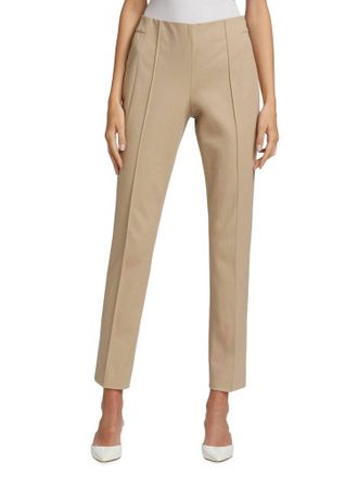 Lafayette 148 New York Gramercy Pants In Taupe