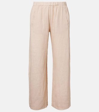 Velvet Lola linen wide-leg pants