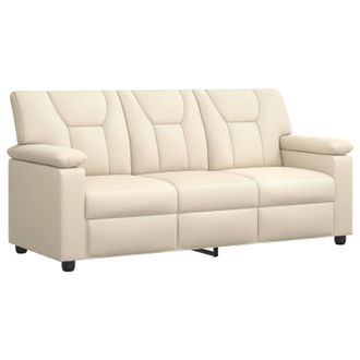 vidaXL Vidaxl Divano Crema 191 X 85 X 93 Cm Similpelle