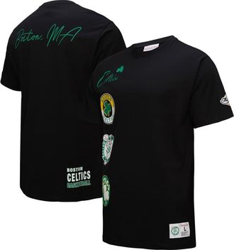 Mitchell & Ness Mens Black Boston Celtics Black Out Collection Vintage Premium T-Shirt at Nordstrom, Size X-Large