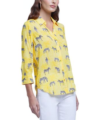 L'agence Dnu Lagence Camille 3/4-Sleeve Blouse