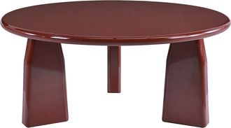 Vente-Unique Mesa de centro de MDF - Burdeos lacado - ZINAPA