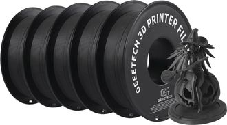 OEM Filamento Para Impresora 3d, Acabado Mate, F&aacute;cil De Imprimir, Negro