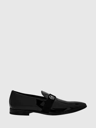 Philipp Plein Patent Leather Loafer with Hexagon