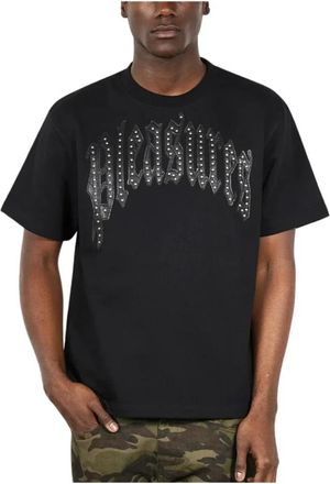 Pleasures Twitch Studded Crewneck - Heren - T-shirts - Zwart - L - Katoen - Tops