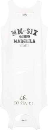 Maison Margiela Short Dress With Print