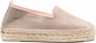 Maneb&igrave; Espadrilles, female, Beige, Size: 10 US Beige Flat Shoes